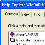 Pomoc WinRAR