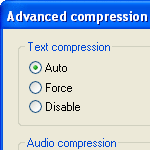 Zaawansowane parametry kompresji WinRAR